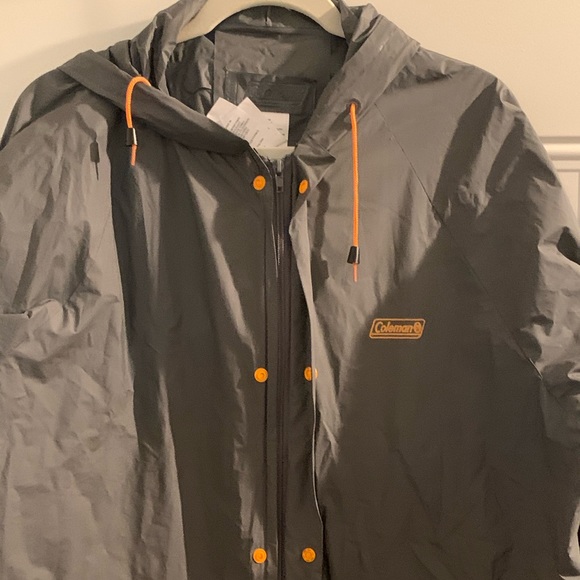 Coleman PVC rain jacket and pants nylon set coat - Picture 2 of 8